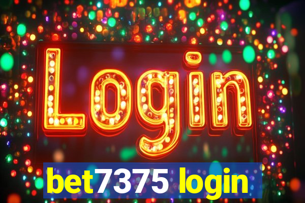 bet7375 login