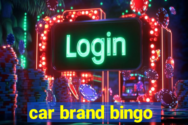 car brand bingo