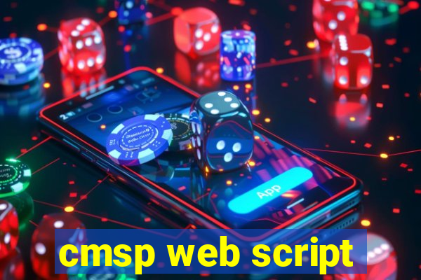 cmsp web script