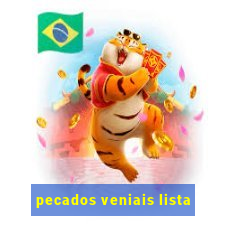 pecados veniais lista