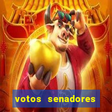 votos senadores impeachment moraes