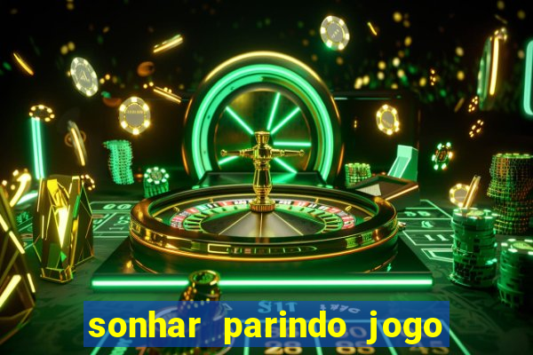 sonhar parindo jogo do bicho