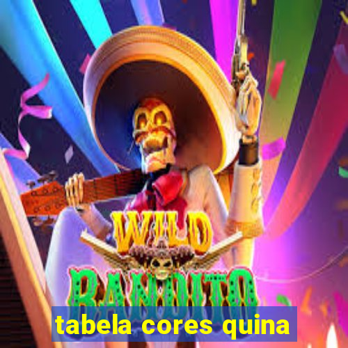 tabela cores quina