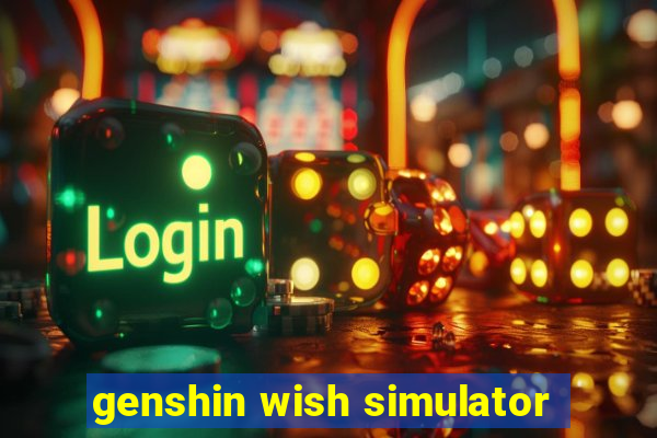 genshin wish simulator