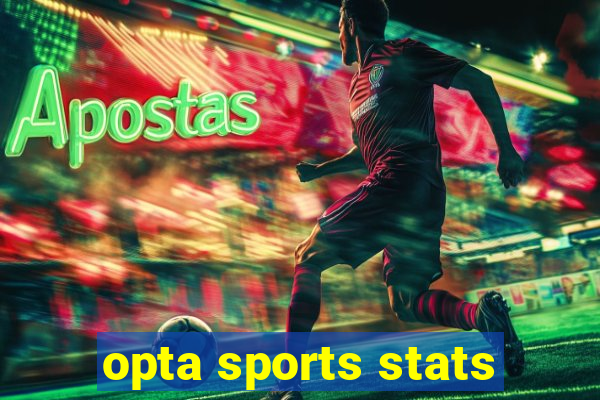 opta sports stats