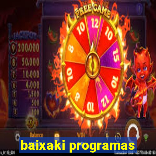 baixaki programas