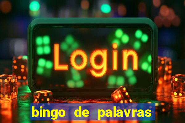 bingo de palavras de natal